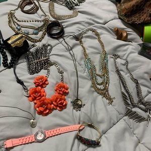 Lot of Necklaces and bracelets